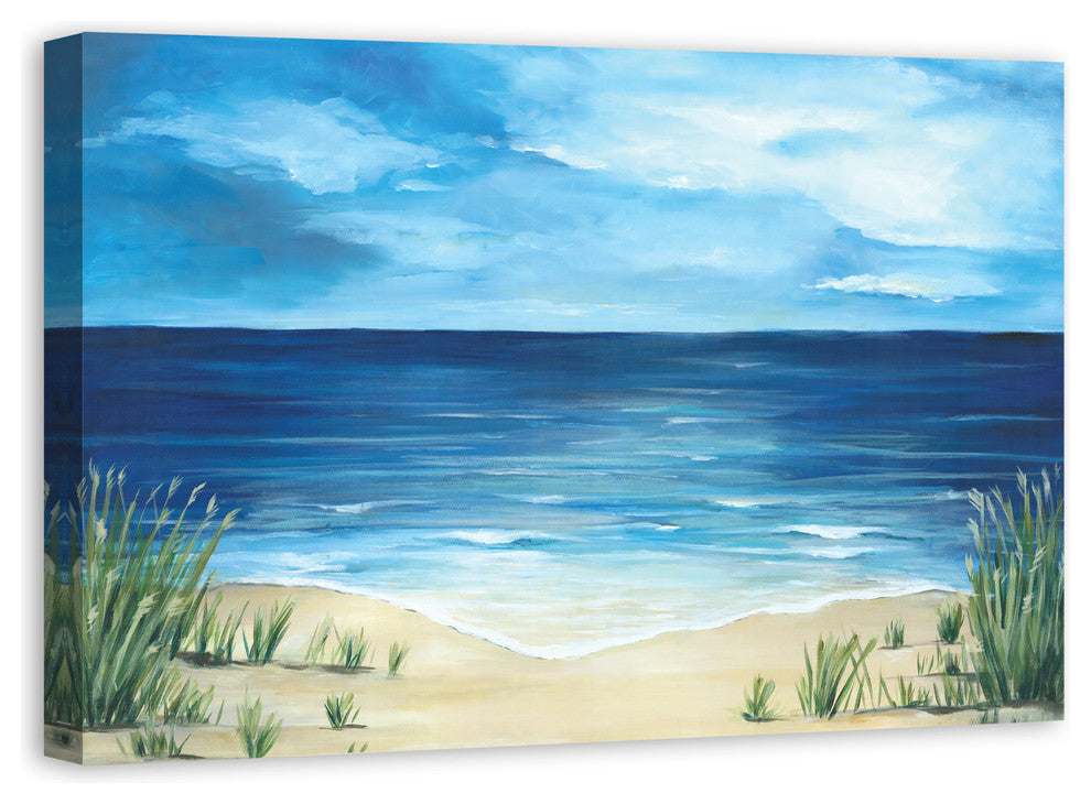 Peaceful Beach Scene 24x36 Canvas Wall Art