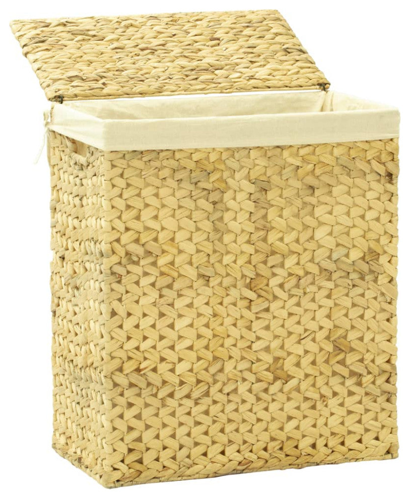 vidaXL Bathroom Set 4 Piece Storage Laundry Basket for Organizing Water Hyacinth