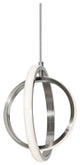 Lock 9" LED Pendant Light, Satin Nickel