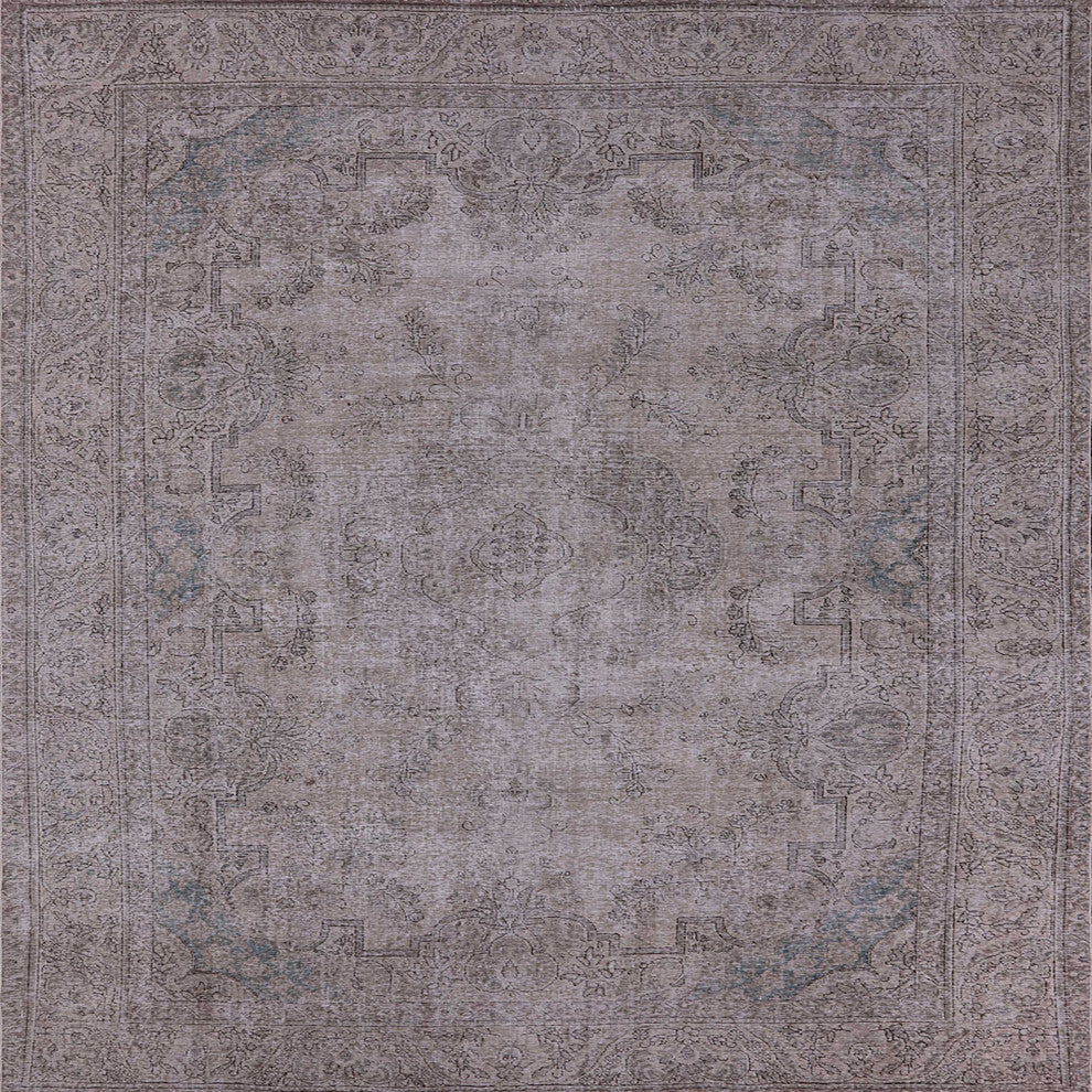 Ahgly Company Indoor Square Mid-Century Modern Area Rugs, 3' Square