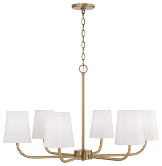 Capital Lighting 449462-706 Brody 6 Light 35"W Chandelier - Matte Black