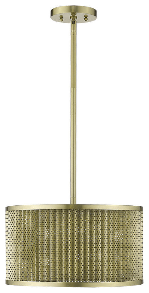 Basetti 4-Light Gold Convertible Pendant