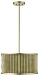 Basetti 4-Light Gold Convertible Pendant