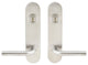 Cologne Lever, Tubular Entry, Double Cylinder, Satin Stainless Steel