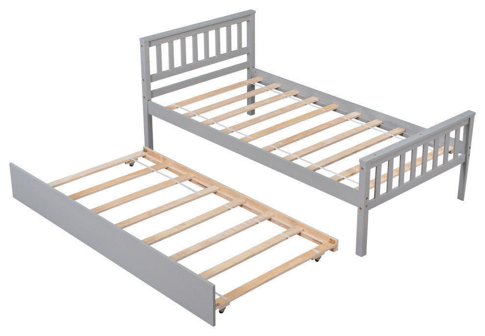 Gewnee Platform Bed Frame with Headboard and Footboard