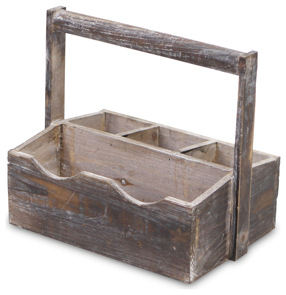 Wooden Garden Caddy, Brown