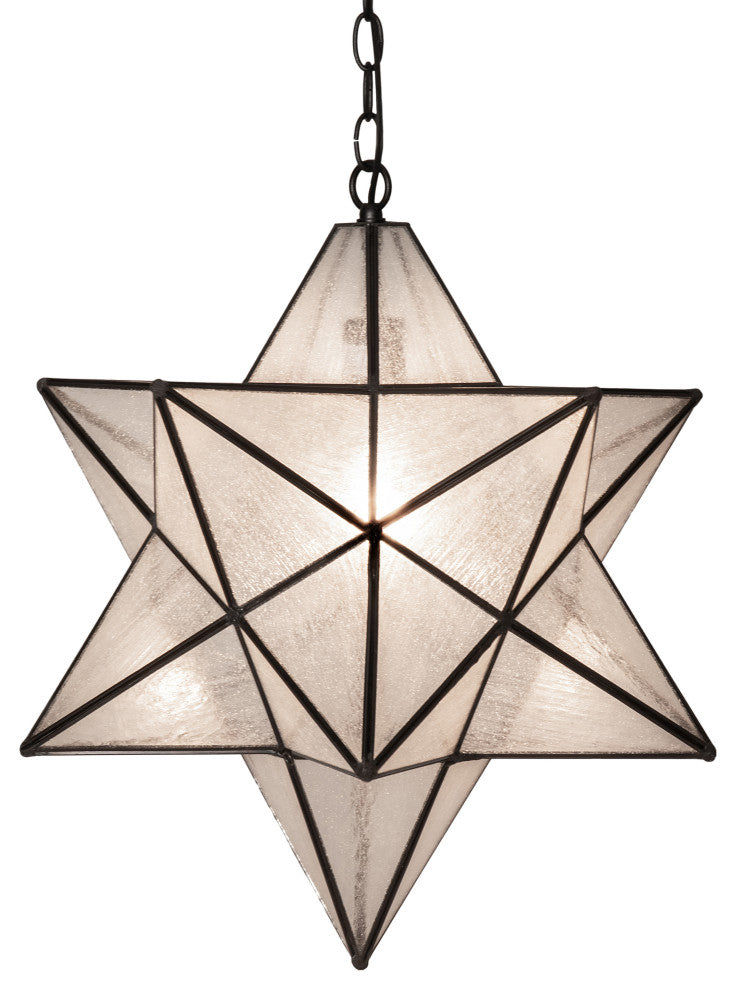 18 Wide Moravian Star Pendant