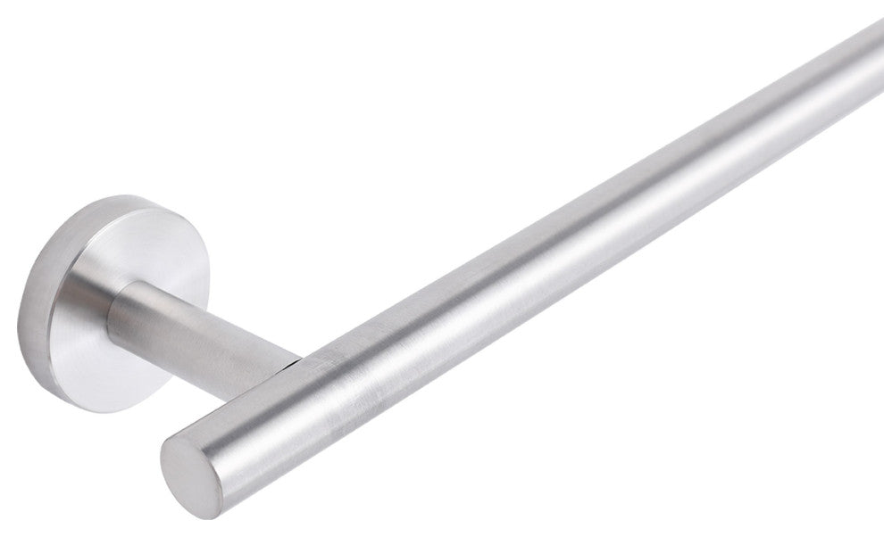 Elizabeth 24 in. Wall Mounted Towel Bar in Satin Nickel