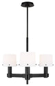 Generation Lighting, TC1123AI, Small Chandelier, Aged Iron