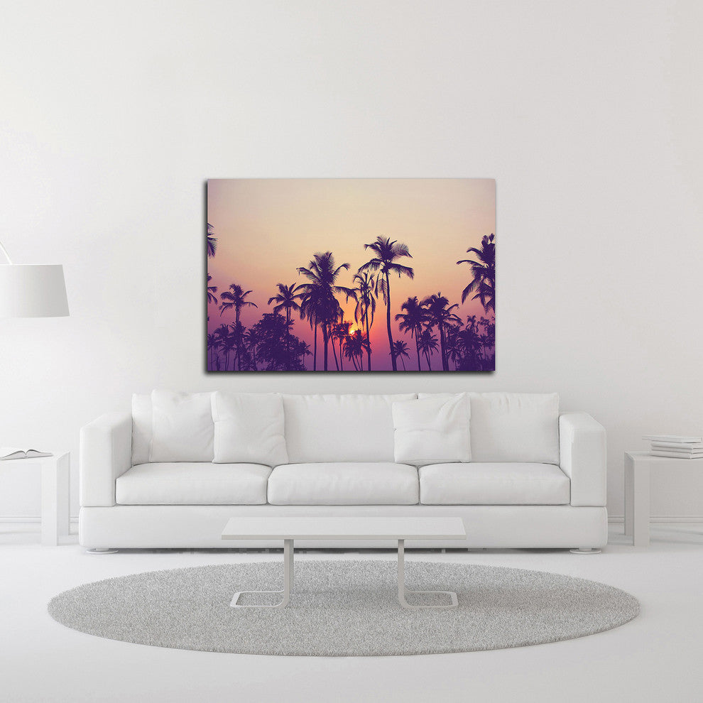 Palm Sky 1 by Design Fabrikken, Print on Canvas, 24"x16"