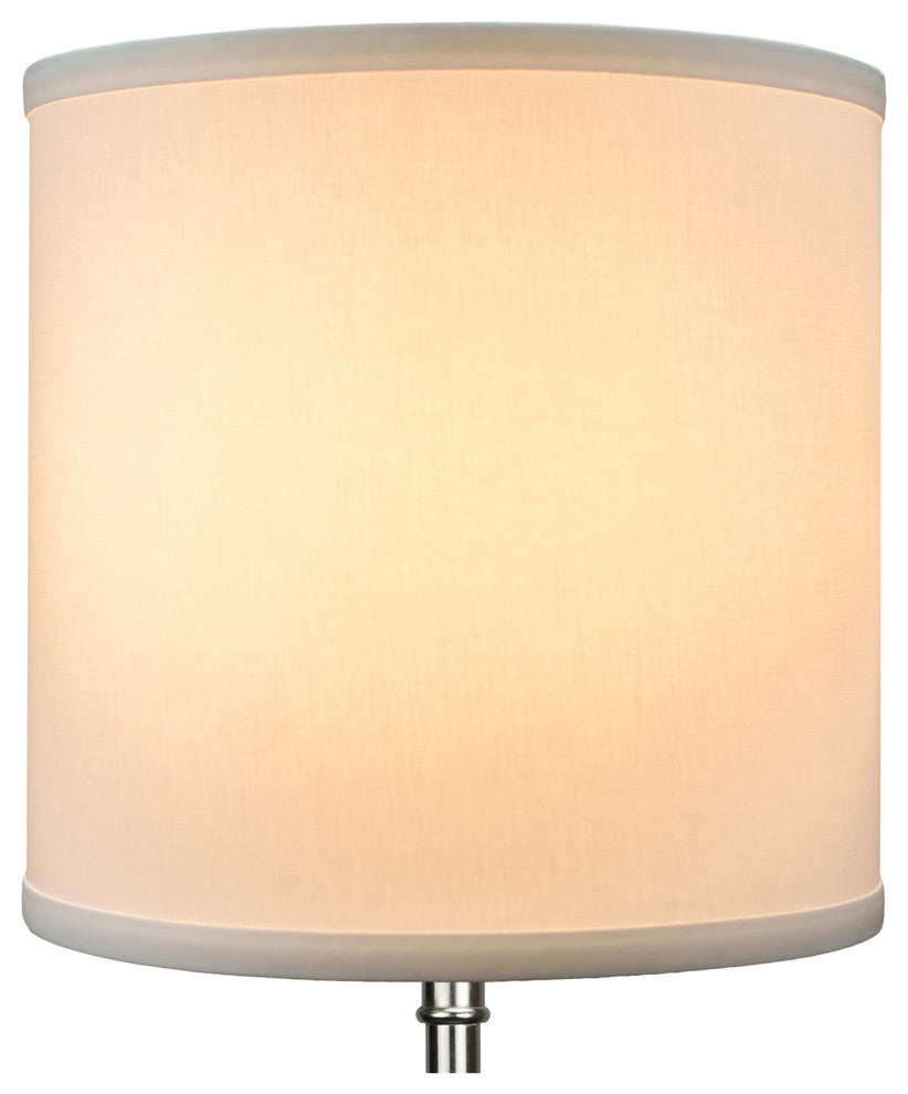 FenchelShades Drum Lampshade 10"x10"x10", Linen Cream