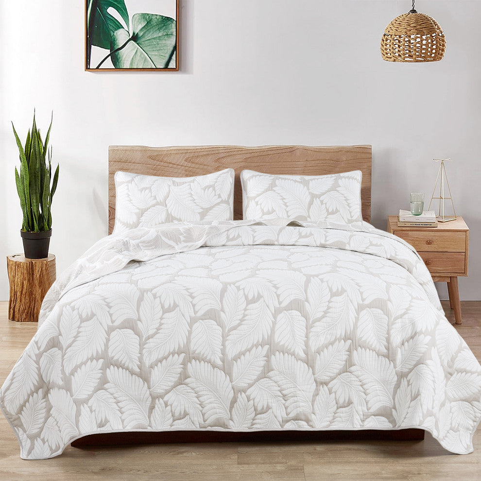 Matelasse Jacquard Quilt Set