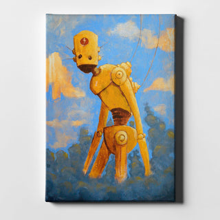 Epic Graffiti "In The Clouds" Giclee Canvas Wall Art, 26"x40"