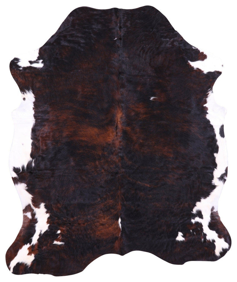 Organic Natural Hair-On Cowhide Area Rug 6' 5" X 5' 7" C1977
