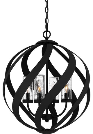 Quoizel BMS3520 Blacksmith 4 Light 20"W Multi Light Pendant - Earth Black