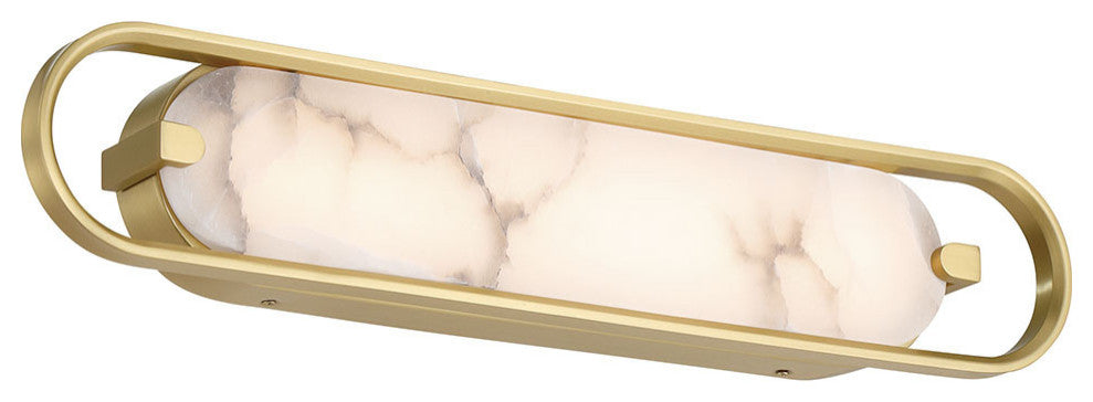 Noga, Vanity , 24", Gold, Alabaster