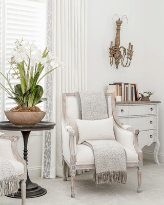 Large White Orchid Faux Floral