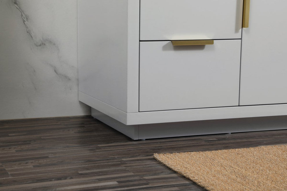 Bethany Single Bathroom Vanity, Gray, 48"