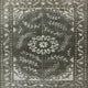 Ahgly Company Indoor Square Mid-Century Modern Area Rugs, 4' Square