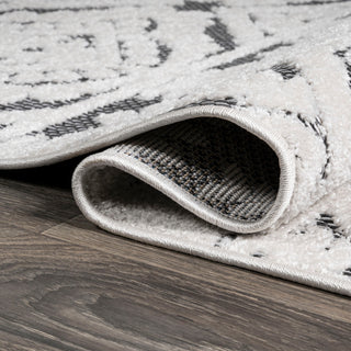 Citta High-Low Pile Mediterranean Tile Indoor/Outdoor Runner Rug