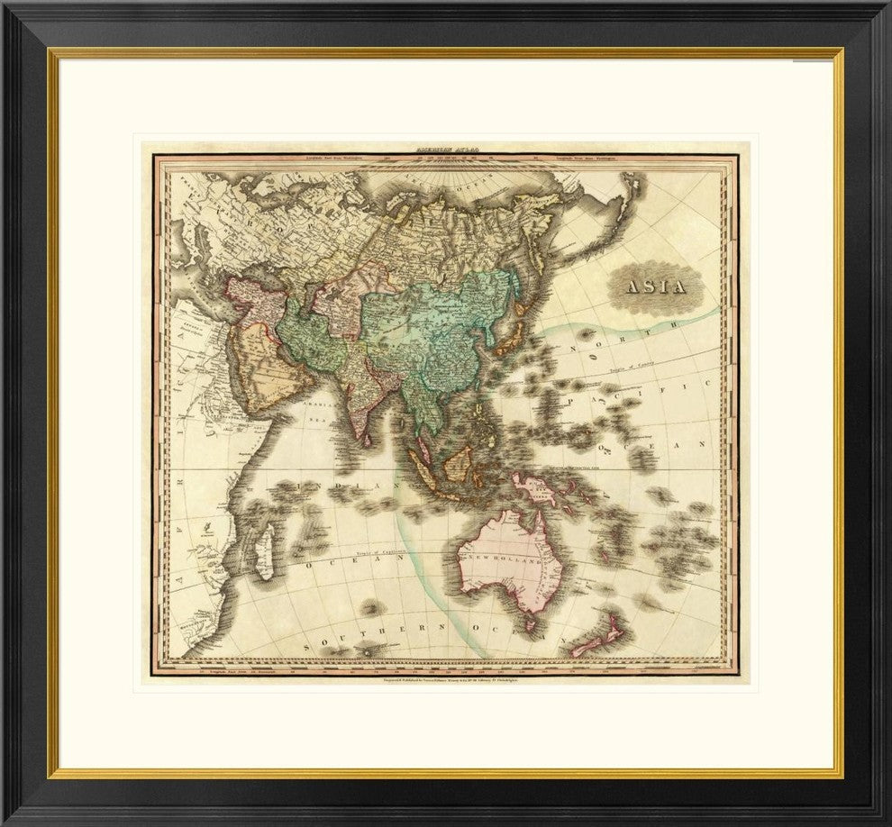 "Asia, 1823" Framed Digital Print by Henry S. Tanner, 32x30"