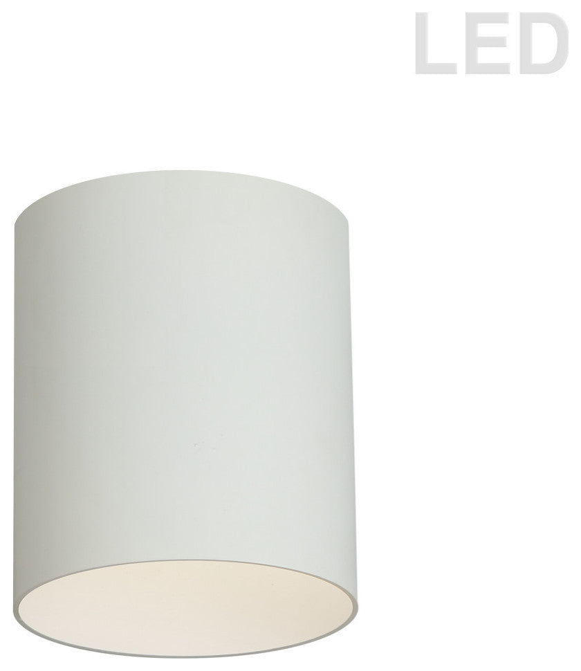 Flush Mount Ceiling Light Echo Integrated LED, Matte White