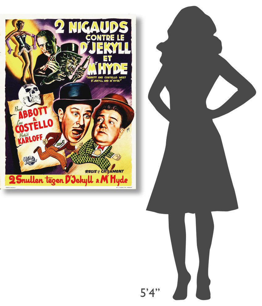 Abbott and Costello, French, Dr Jekyll And Mr Hyde, 01, 31x40