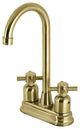 Kingston Brass KB8497DX Concord Bar Faucet, Brushed Brass