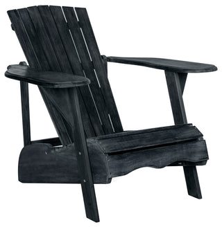 Safavieh Mopani Outdoor Chair, Dark Slate Gray