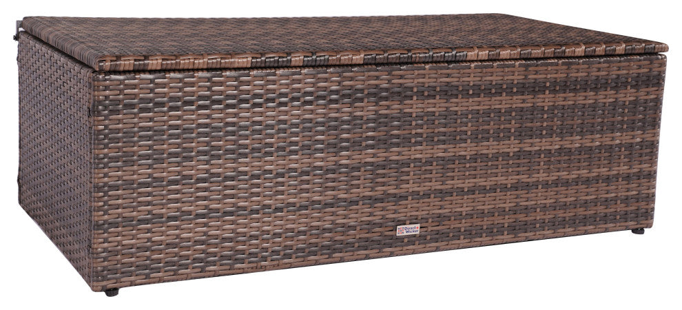 Patio 6-Piece Wicker Sofa Conversation Set With Cushions, Brown