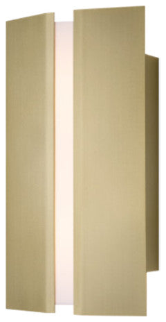 Rima LED Sconce, Brushed Brass, Frosted, 3000k Led, P1 Driver