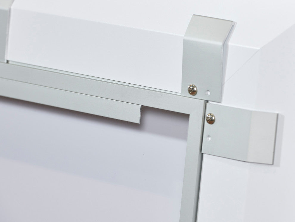 Asher Square Frameless LED Mirror