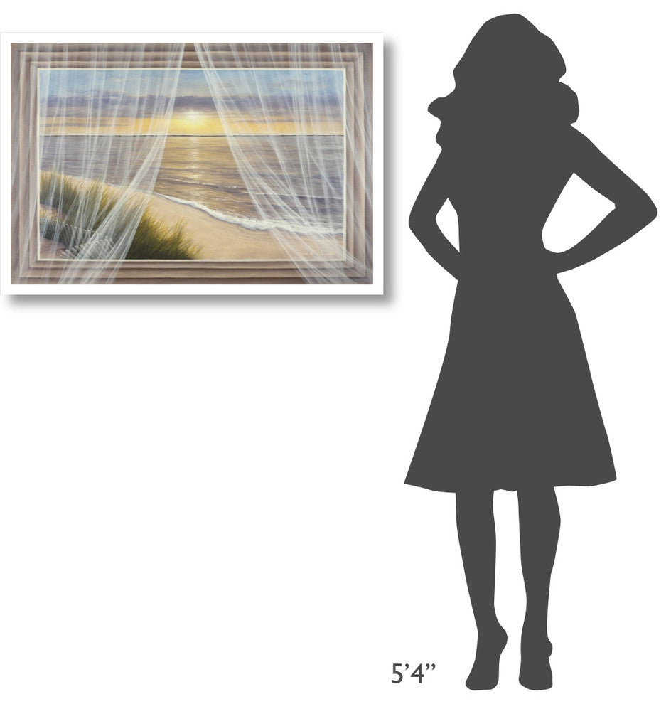 "Framed Warm Breeze" Digital Paper Print by Diane Romanello, 38"x26"