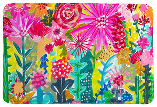 Laural Home Vivid Floral Cluster Memory Foam Rug