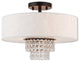 3 Light Ceiling Mount, English Bronze
