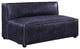 Birdie Modular Armless Loveseat, Vintage Blue