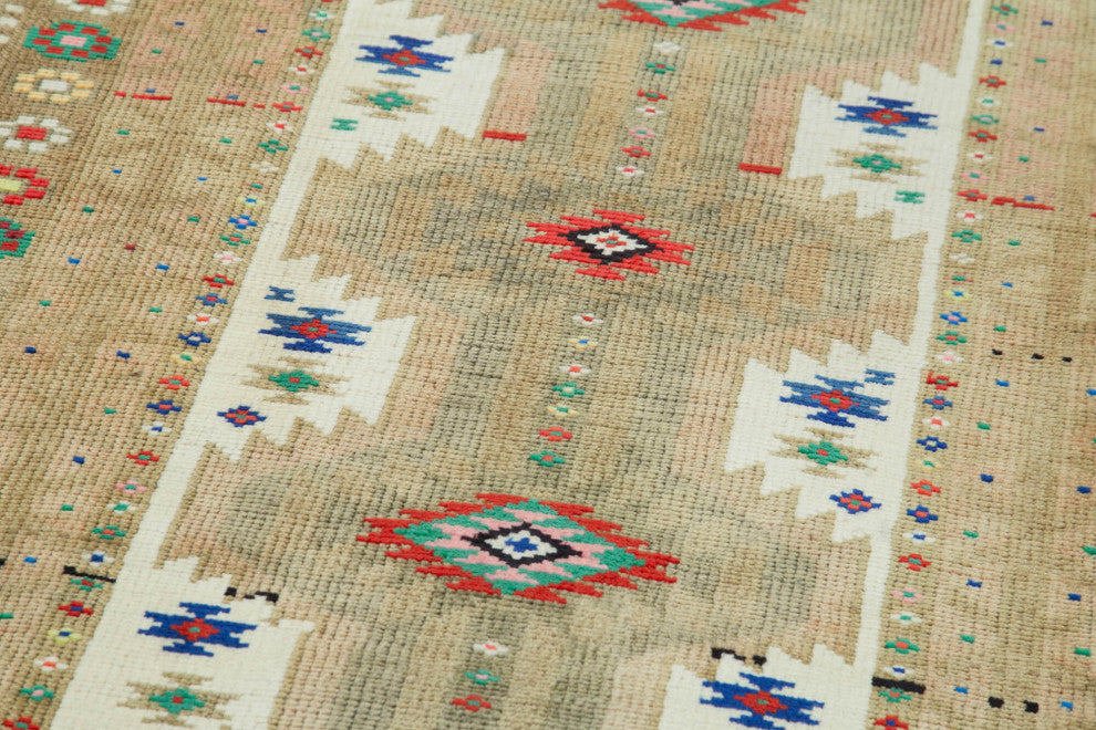 Rug N Carpet - Handmade Oriental 3' 1" x 12' 1" One-of-a-Kind Runner Rug