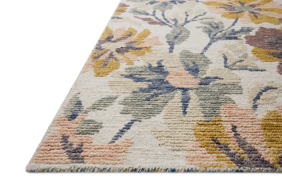 Loloi Tilly Bone / Multi 8'-6" x 11'-6" Area Rug