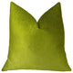Pistachio Love Green Handmade Luxury Pillow, 20"x30" Queen