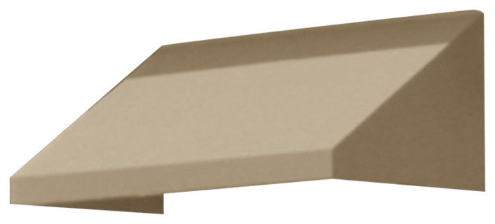 Awntech 3' New Yorker Acrylic Fabric Fixed Awning, Linen