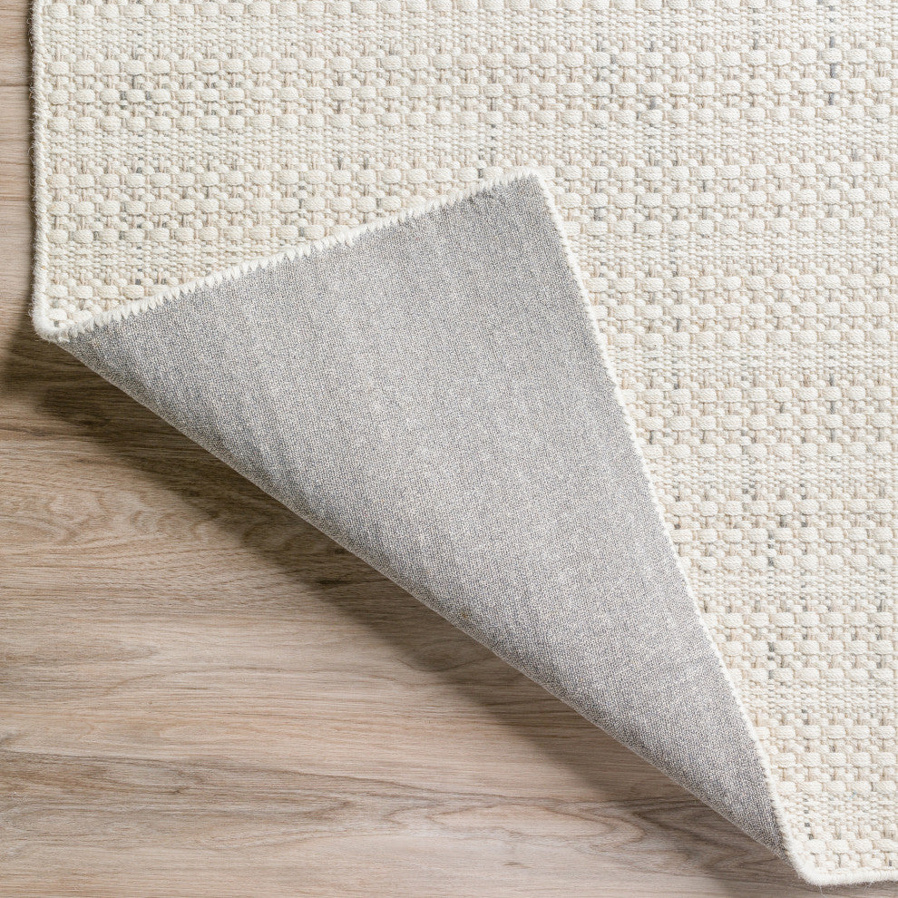 Nepal NL100 Ivory 2'6" x 12' Runner Rug