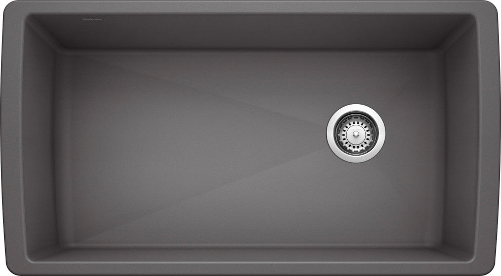 Blanco 441764 Diamond Cinder - single-bowl sink 33"X19" Silgranit Undermount
