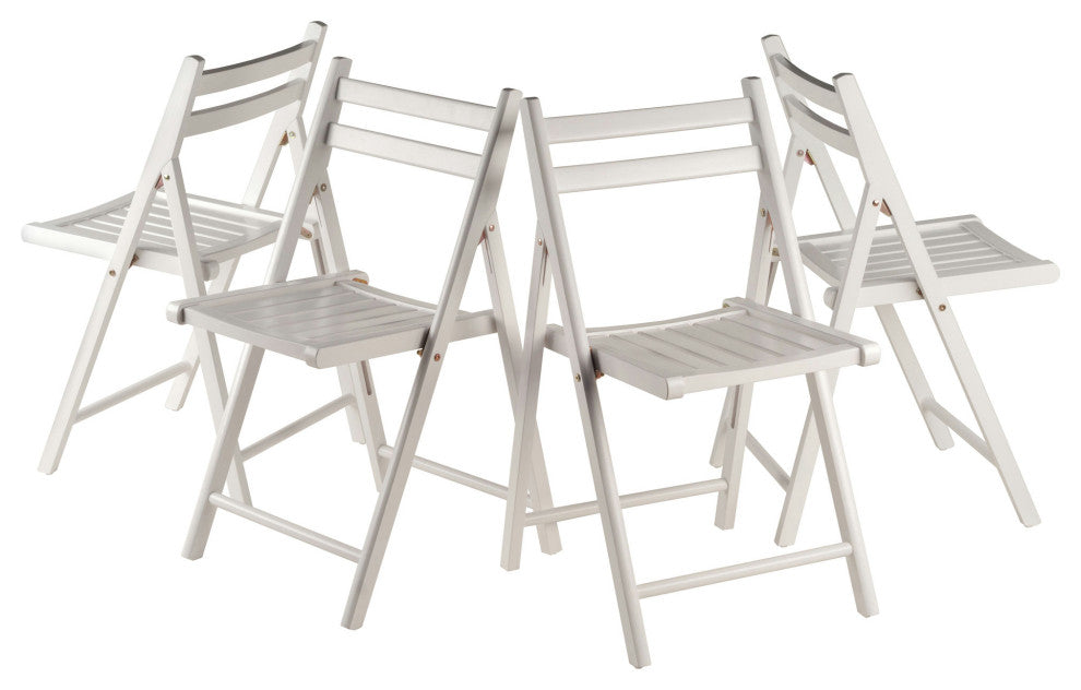 Robin 4-Pc Folding Chair Set, White