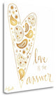 "Love Is The Answer II" By Katie Doucette, Giclee Print on Gallery Wrap Canvas