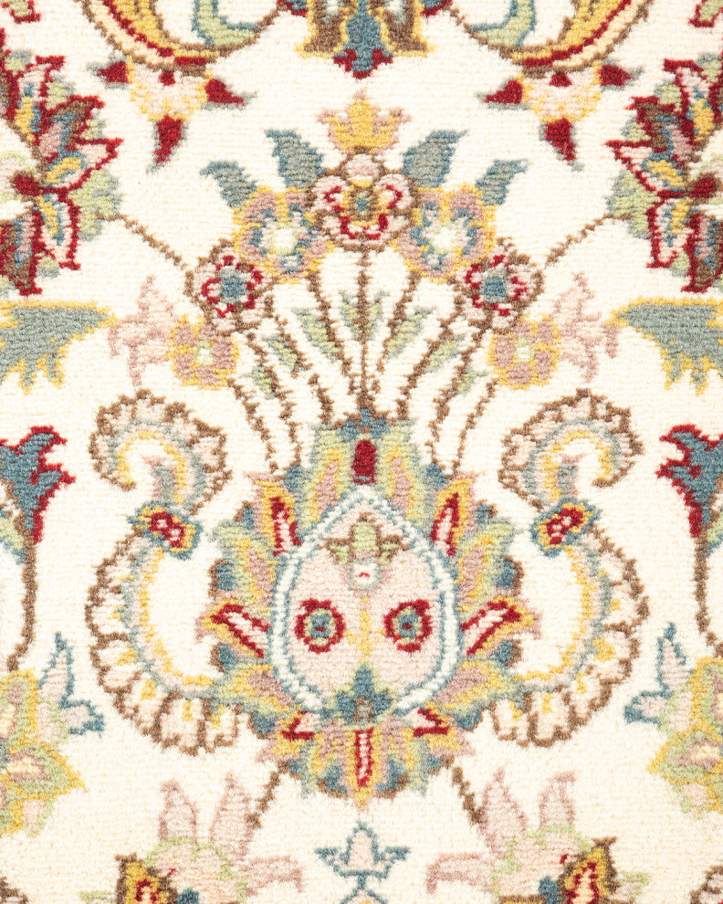 Mogul, One-of-a-Kind Hand-Knotted Area Rug Ivory, 4' 1" x 6' 7"