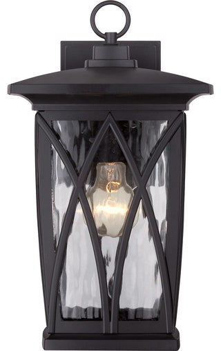 Quoizel GVR8408K One Light Outdoor Wall Lantern Grover Mystic Black