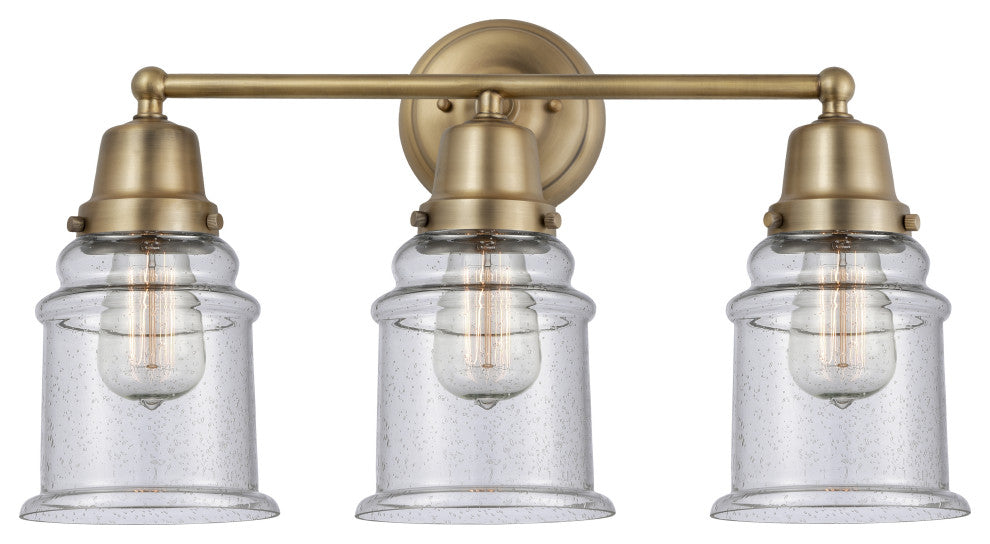 Innovations 623-3W-BB-G184 3 Light 22" Bath Vanity Light, Brushed Brass