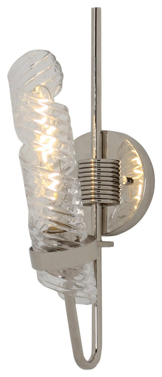 Maxim 39551 Milano 1 Light 16" Tall Wall Sconce - Polished Nickel / Clear Glass