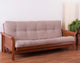 Blazing Needles Renewal 5" Twill Full Futon Mattress, Toffee