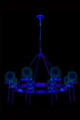 Elegant Lighting Bradford Collection Chandelier, Burnished Brass
